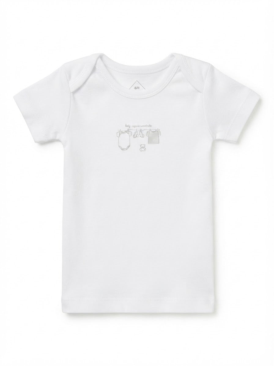 Babies’ T-Shirt, 2 pcs ( grey)