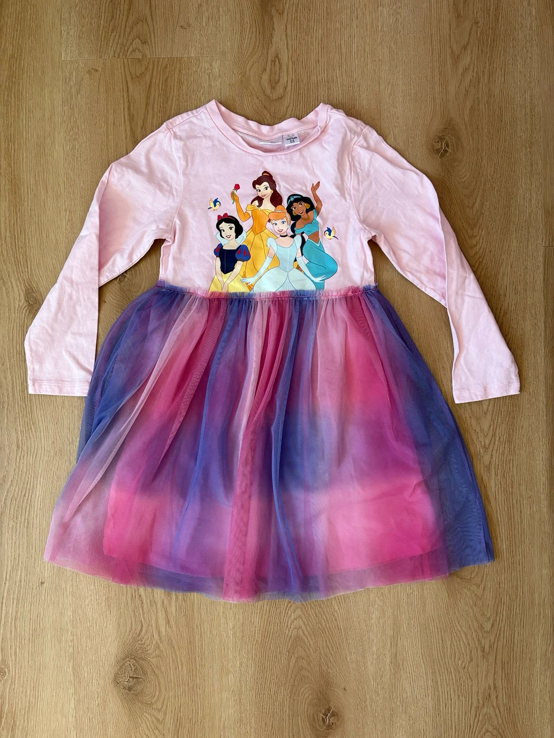 Girls’ Longsleeved Dress with Tulle - Disney Princess