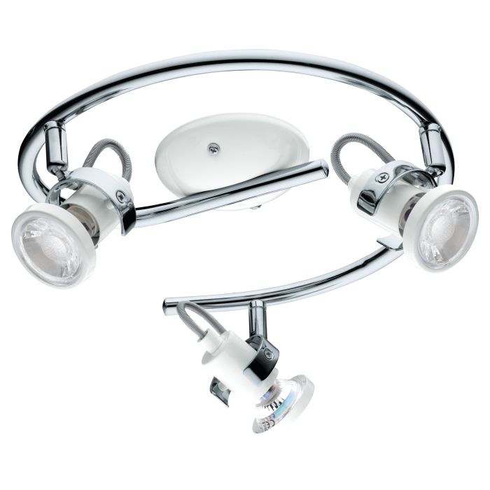 Spot GU10 Ø29,5cm 3-flammig Metall silber - Tukon 3