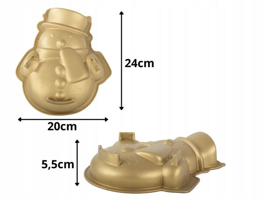 Silicone baking mold (Snowman)