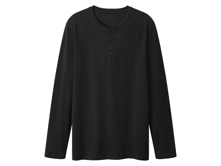 Men’s Longsleeve Top - esmara men (Black)