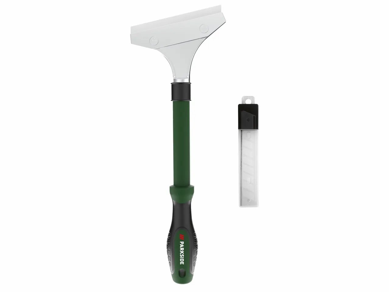 Scraper for windows, wallpaper, paint, with 6 blades 100 mm