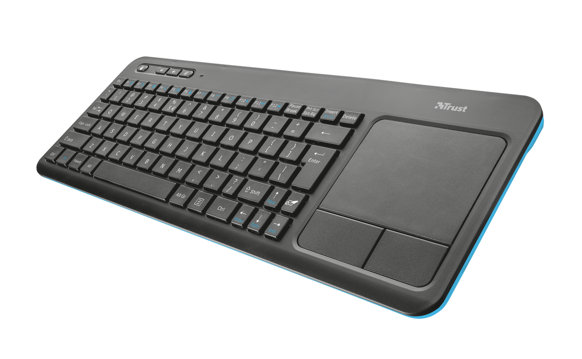 Trust Wireless multimedia keyboard with integrated XL touchpad