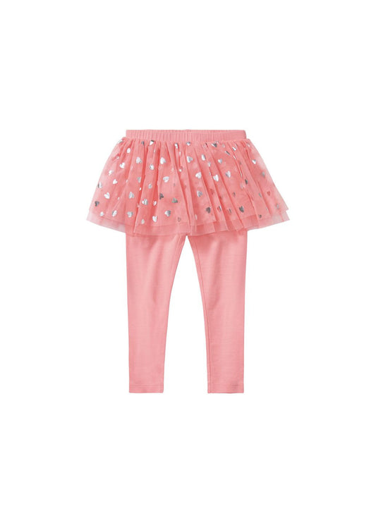 Girls' tulle skirt with leggings