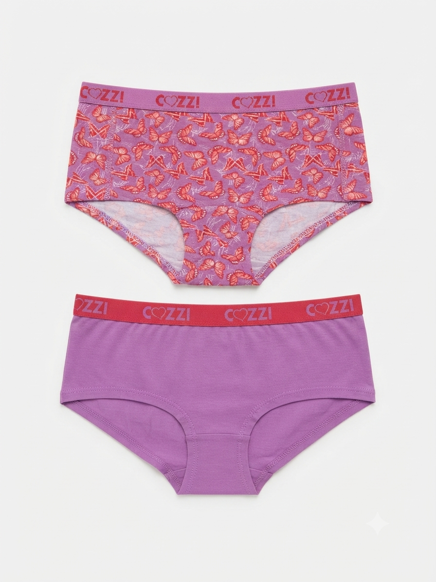 COZZI Girls’ Brief Boxers, 2 pcs
