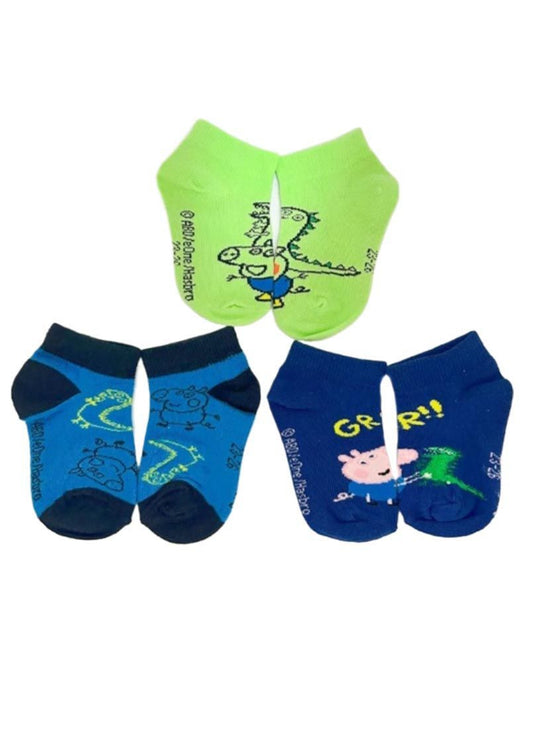 3 pairs of Peppa Pig characters Socks