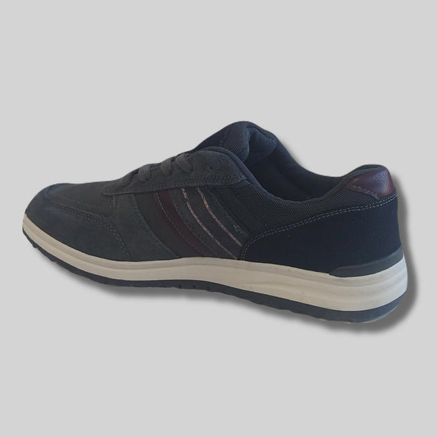 Men's sneakers (Grey, Stripes)