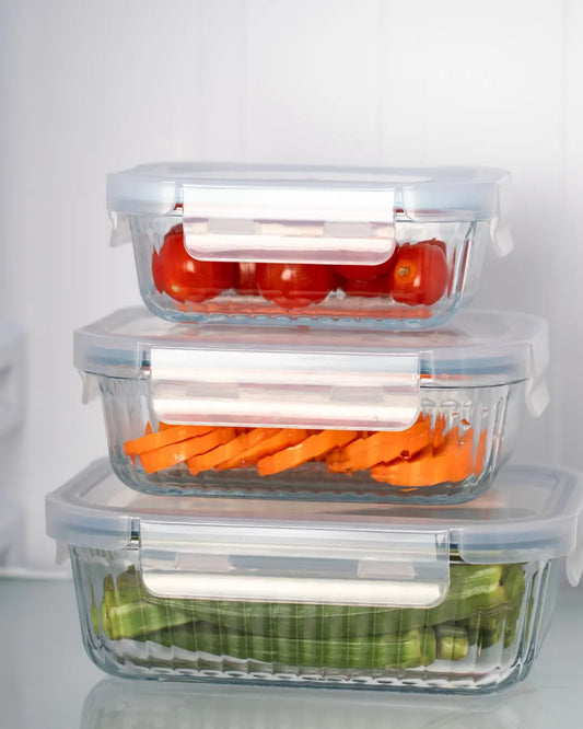Essentials Trio Glass Containers