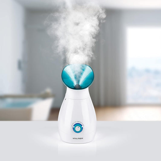 VITALMAXX Facial Sauna 3-in-1 | Wellness Face Steamer, Humidifier & Towel Warmer in One