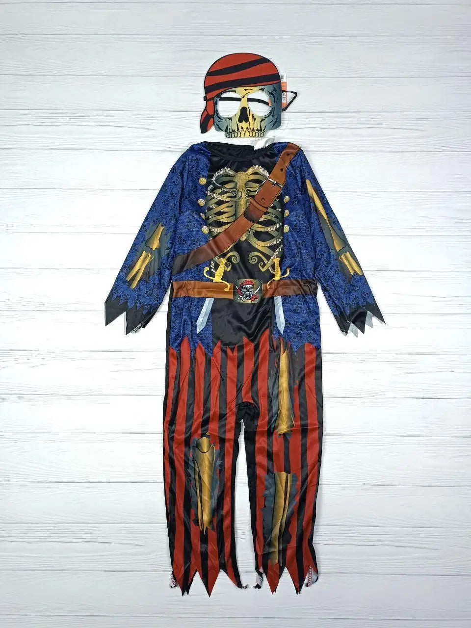 Pirate Skeleton Costume For Boys