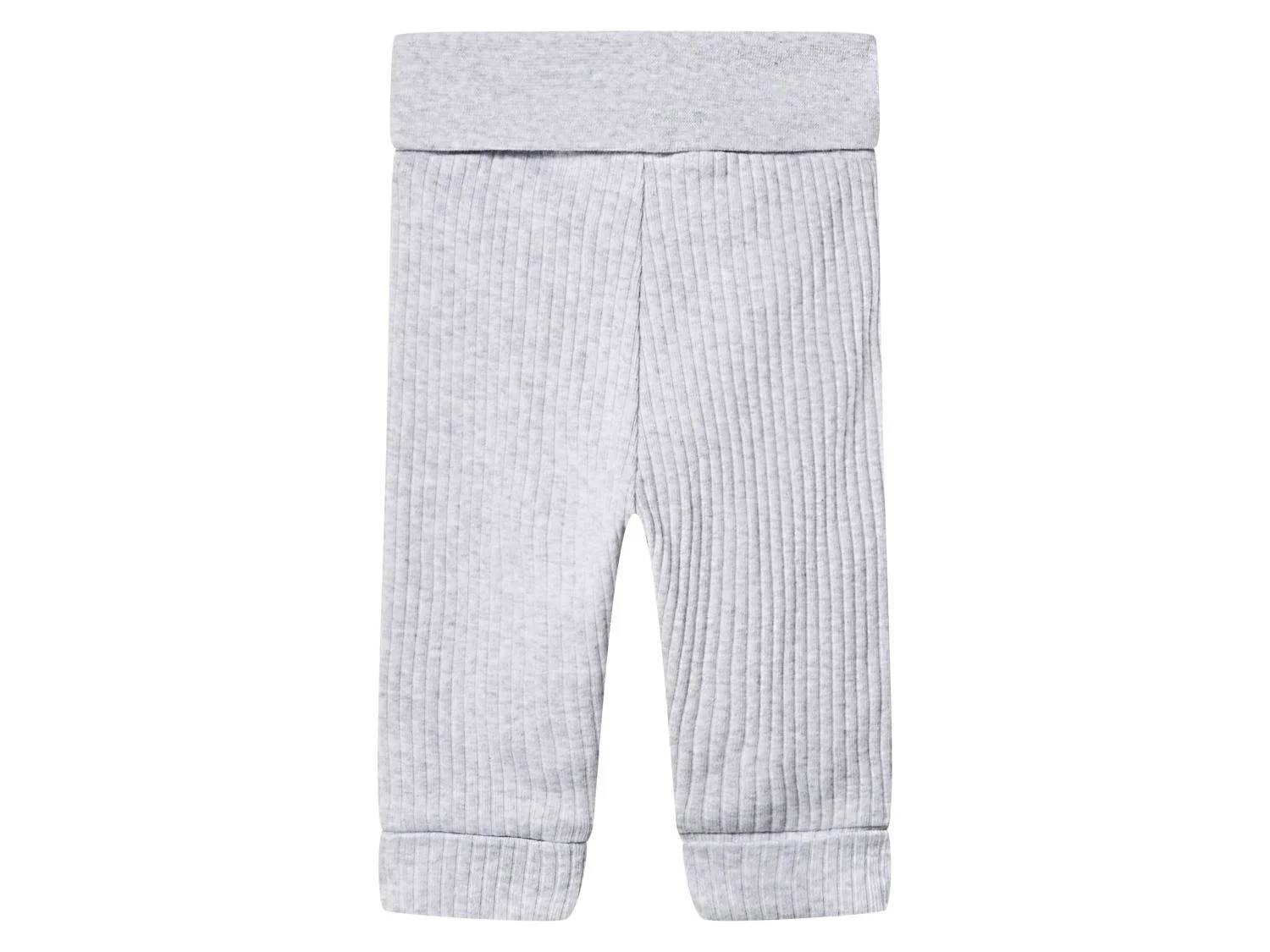 LUPILU Babies’ Ribbed Bodysuit/pants Set (Grey)