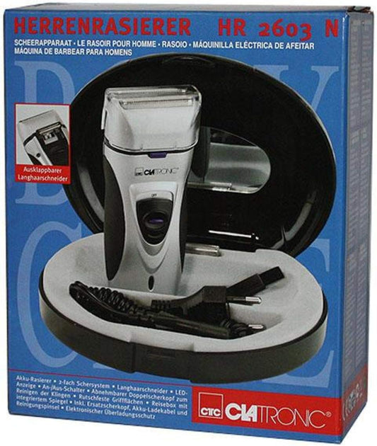 Clatronic HR 2603 N men's shaver Foil shaver Black,Silver