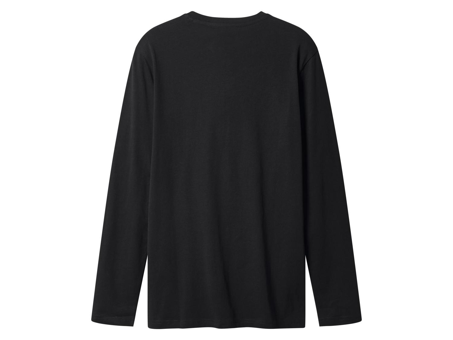 Men’s Longsleeve Top - esmara men (Black)