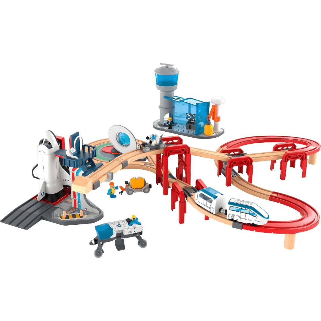 Space Station Railway Set 75 Pieces