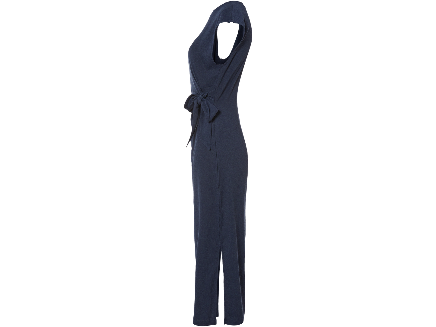 Mousseline midi Dress, navy