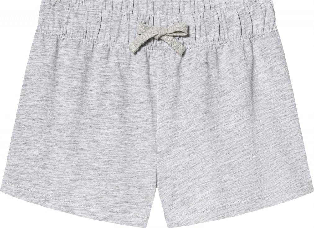 Cotton Shorts for Girls, Light Grey