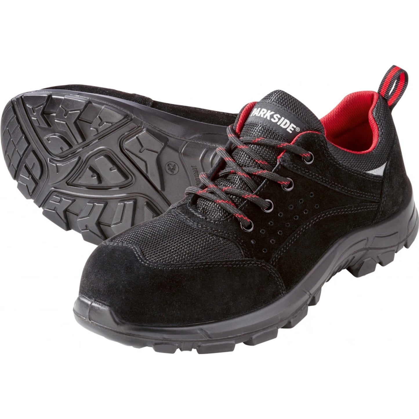 Parkside S3 Safety shoes black/red