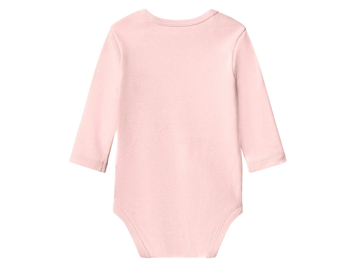 LUPILU Baby Girls’ Longsleeved Bodysuits, 3 pcs