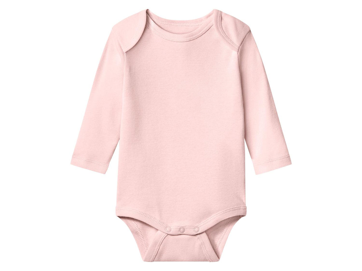 LUPILU Baby Girls’ Longsleeved Bodysuits, 3 pcs