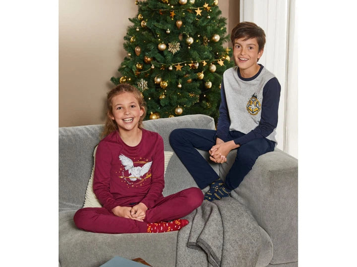 Girls’ Long Cotton Pajama Set, 2pcs - Harry Potter