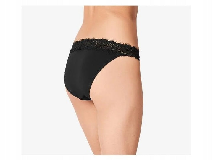 Esmara Women's Briefs with lace, 2 pcs (Black)