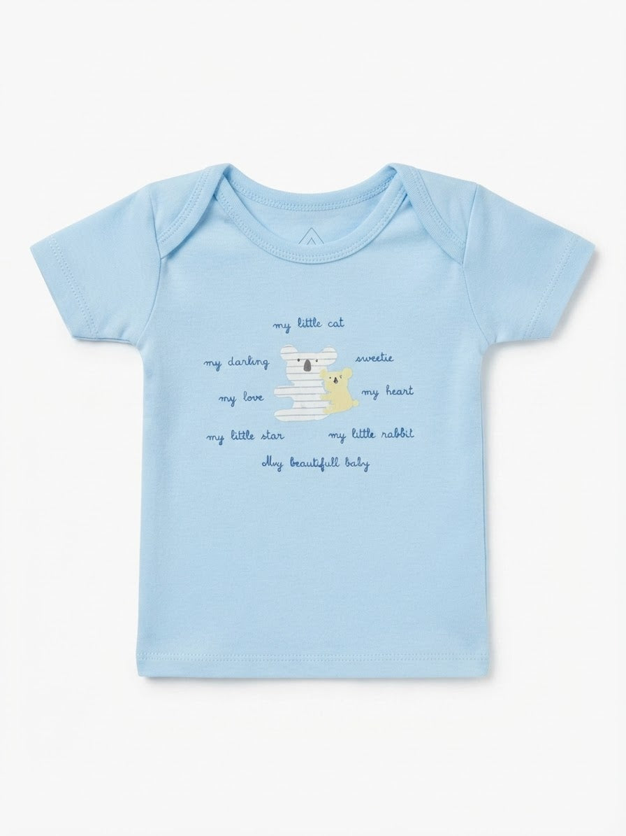Babies’ T-Shirt, 2 pcs , Koalas (Blue)