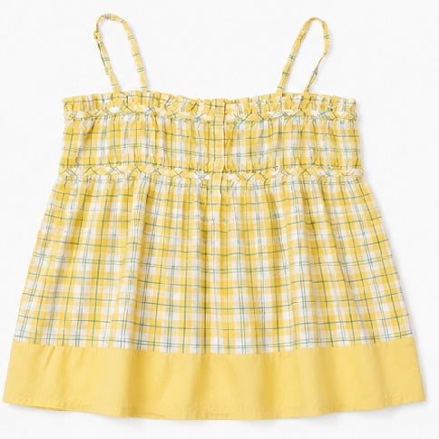 ZARA Girls plaid Top