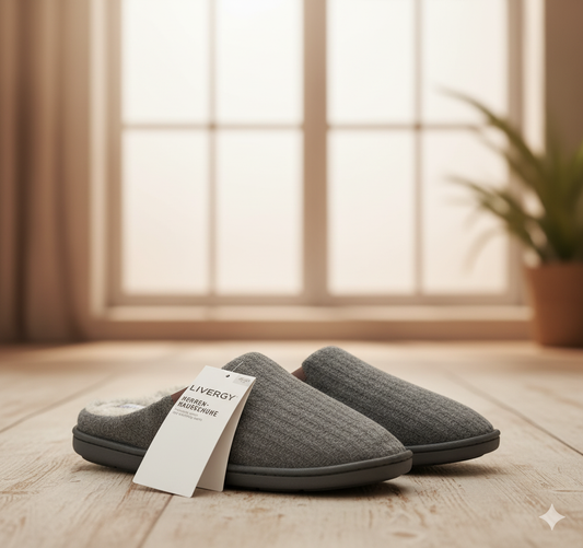 Livergy ® Men's house Slipper (Grey)