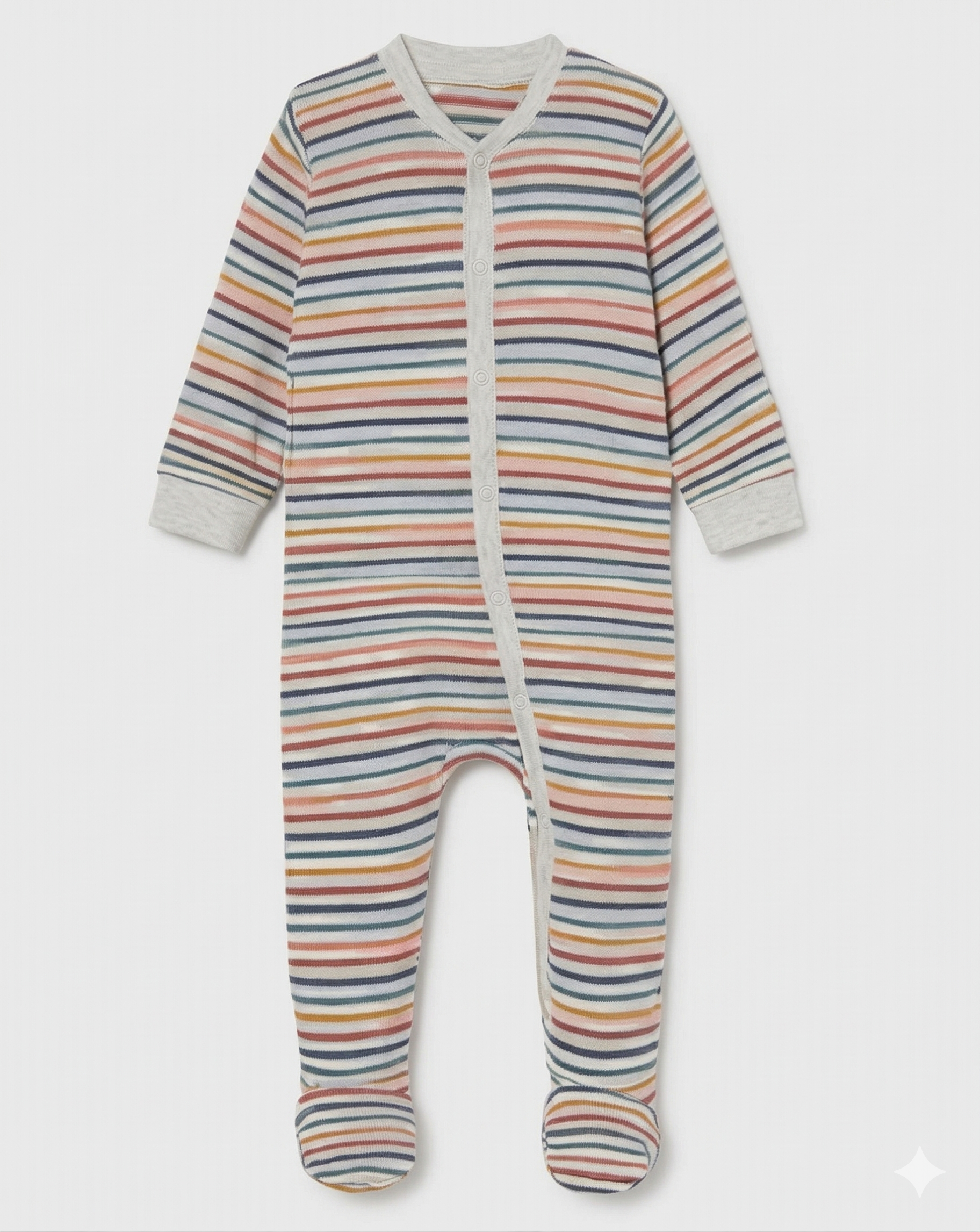 Baby & Toddler Striped Footie Sleepsuit