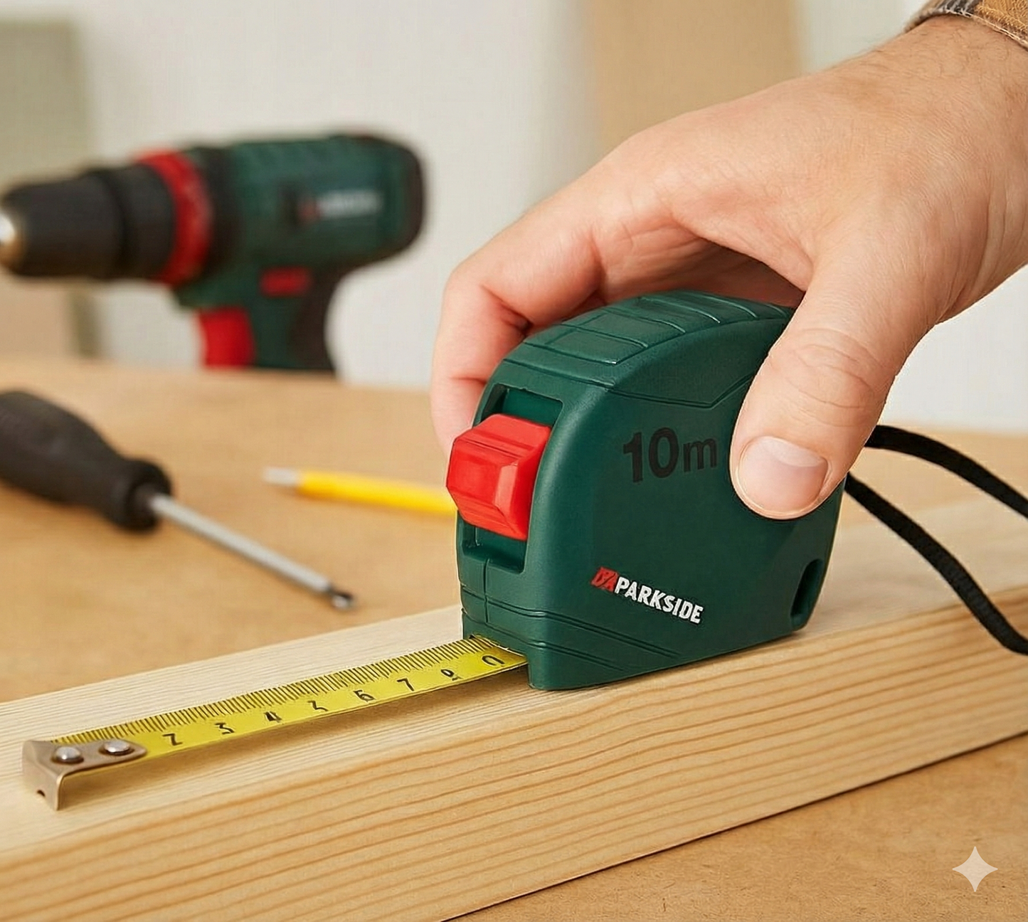 Parkside tape measure meter 10m