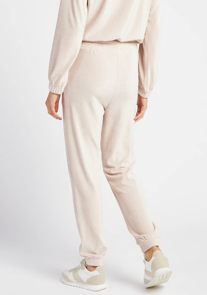 Women’s Ribbed Velvet Joggers