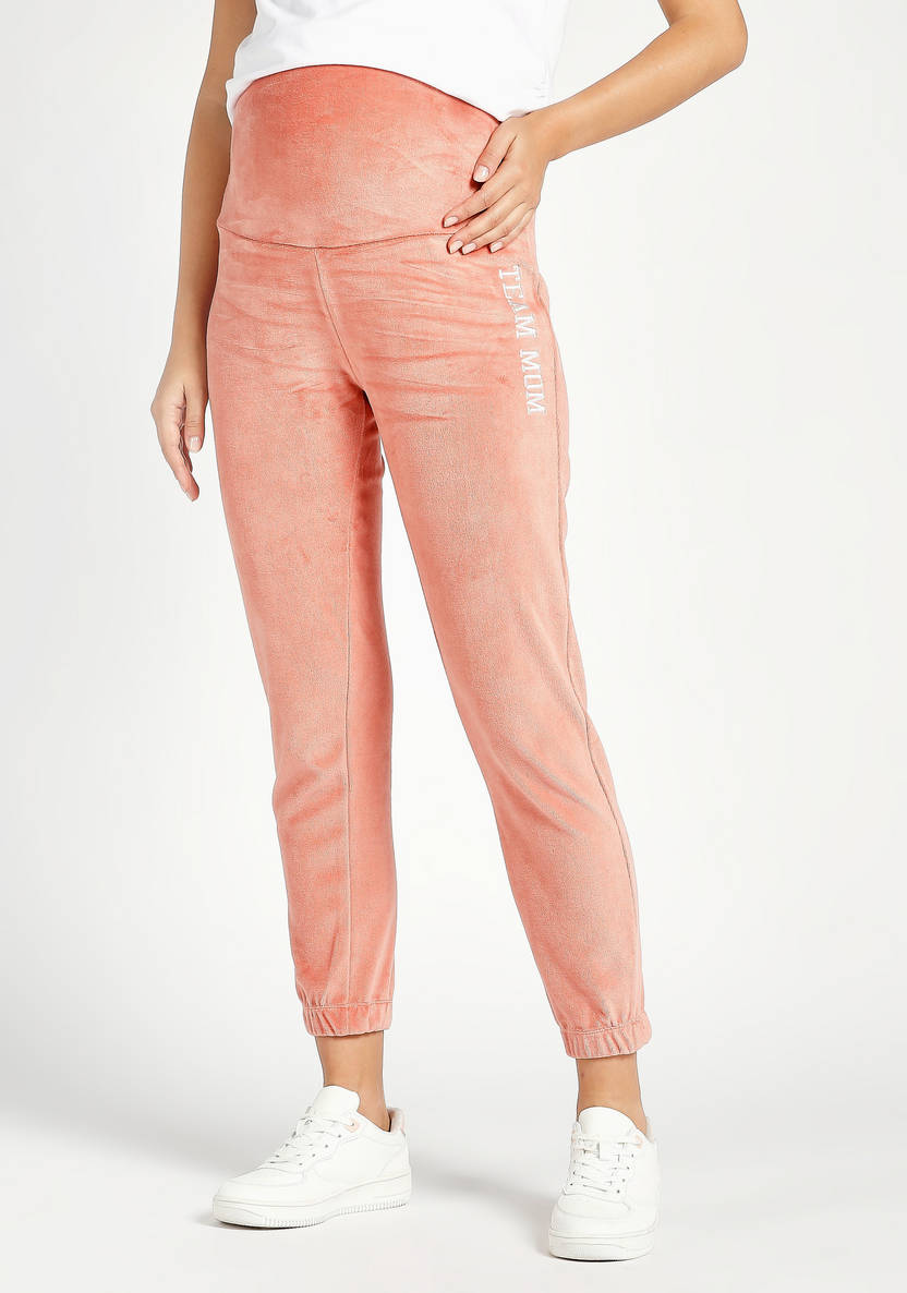 Maternity Velour Joggers