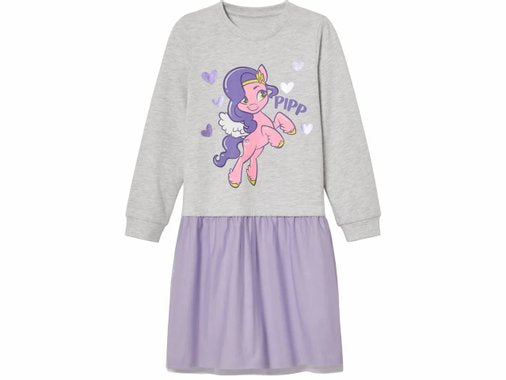 Girls’ Longsleeved Dress with tulle skirt - My little Pony