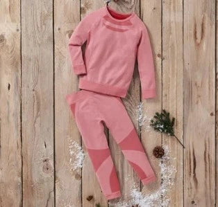 KUNIBOO Girls’ Seamless Base Layer Set, 2 pcs