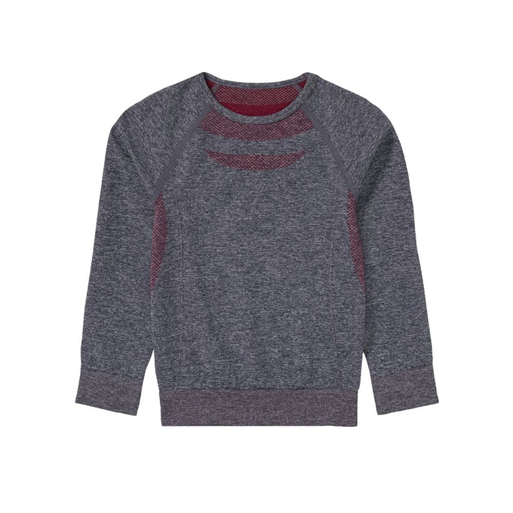 KUNIBOO Kids’ Seamless Base Layer Set, 2 pcs (red/grey)