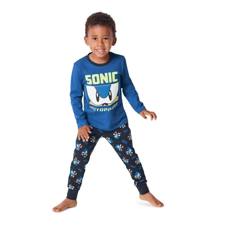 Boys’ Long Cotton pajamas - Sonic