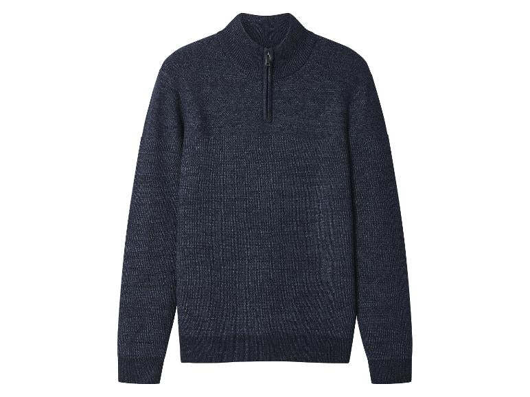 Men’s Half-Zip Jumper (navy) - Esmara men