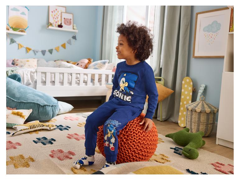 Boys’ Cotton Fleeced Joggers - Sonic