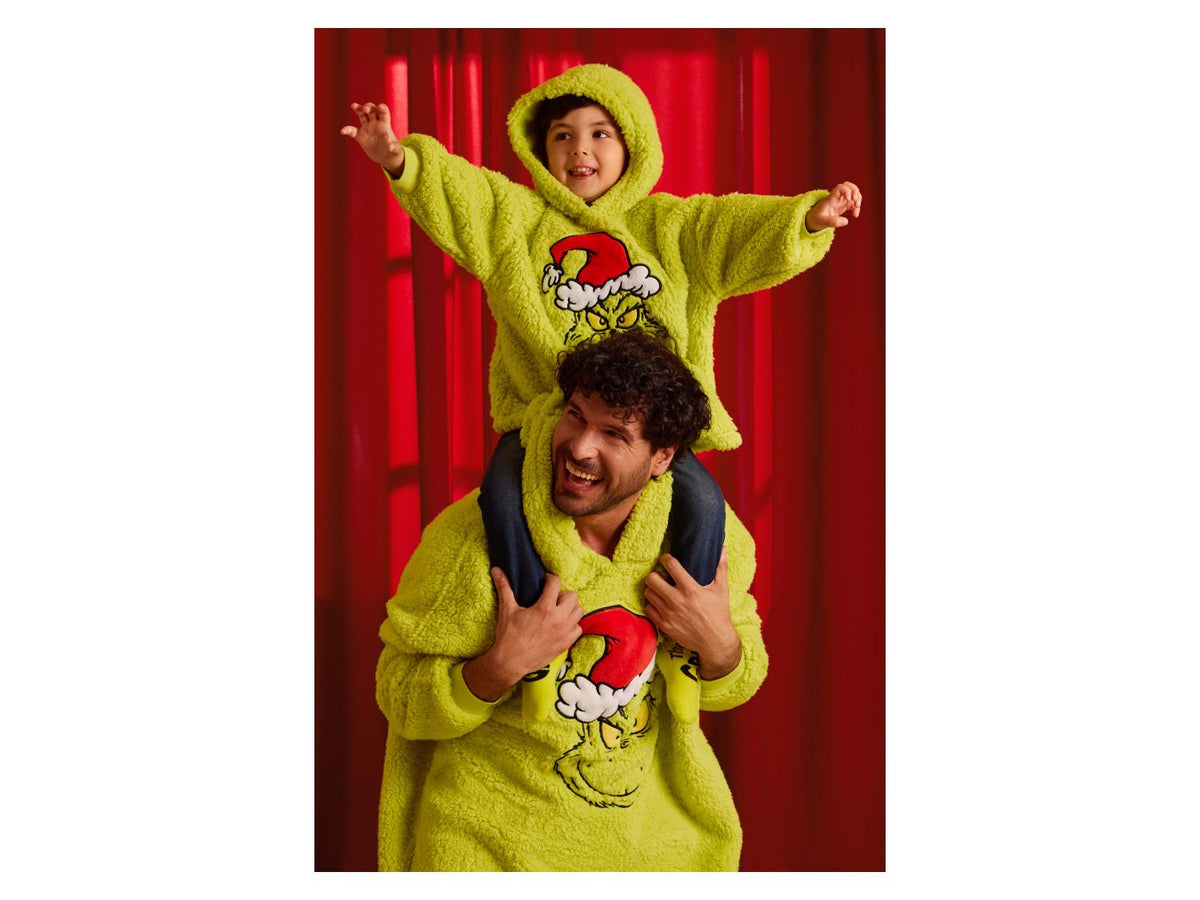 Kids’ Oversized Christmas Hoodie - The Grinch