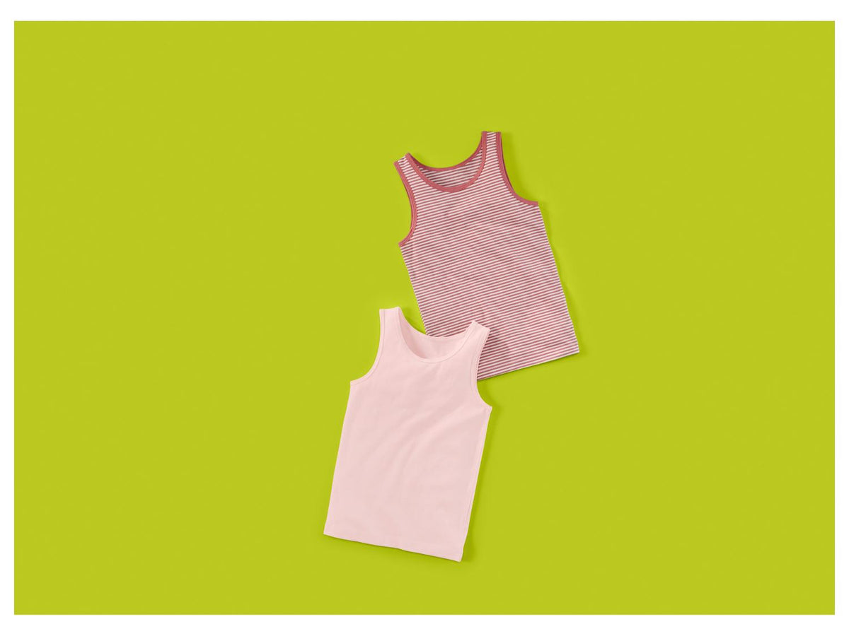 LUPILU Girls’ Undershirts, 2 pcs