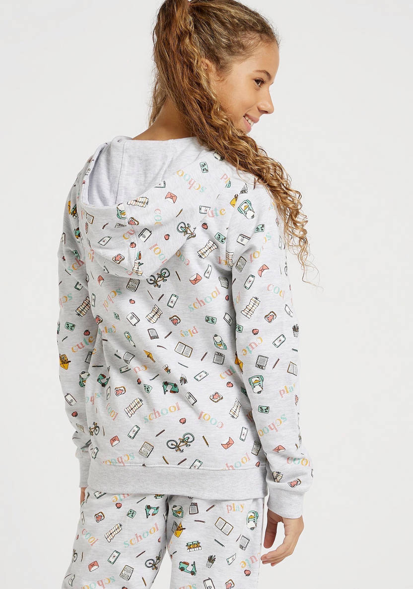 Max Girls’ Fleece Zip-up Hoodie