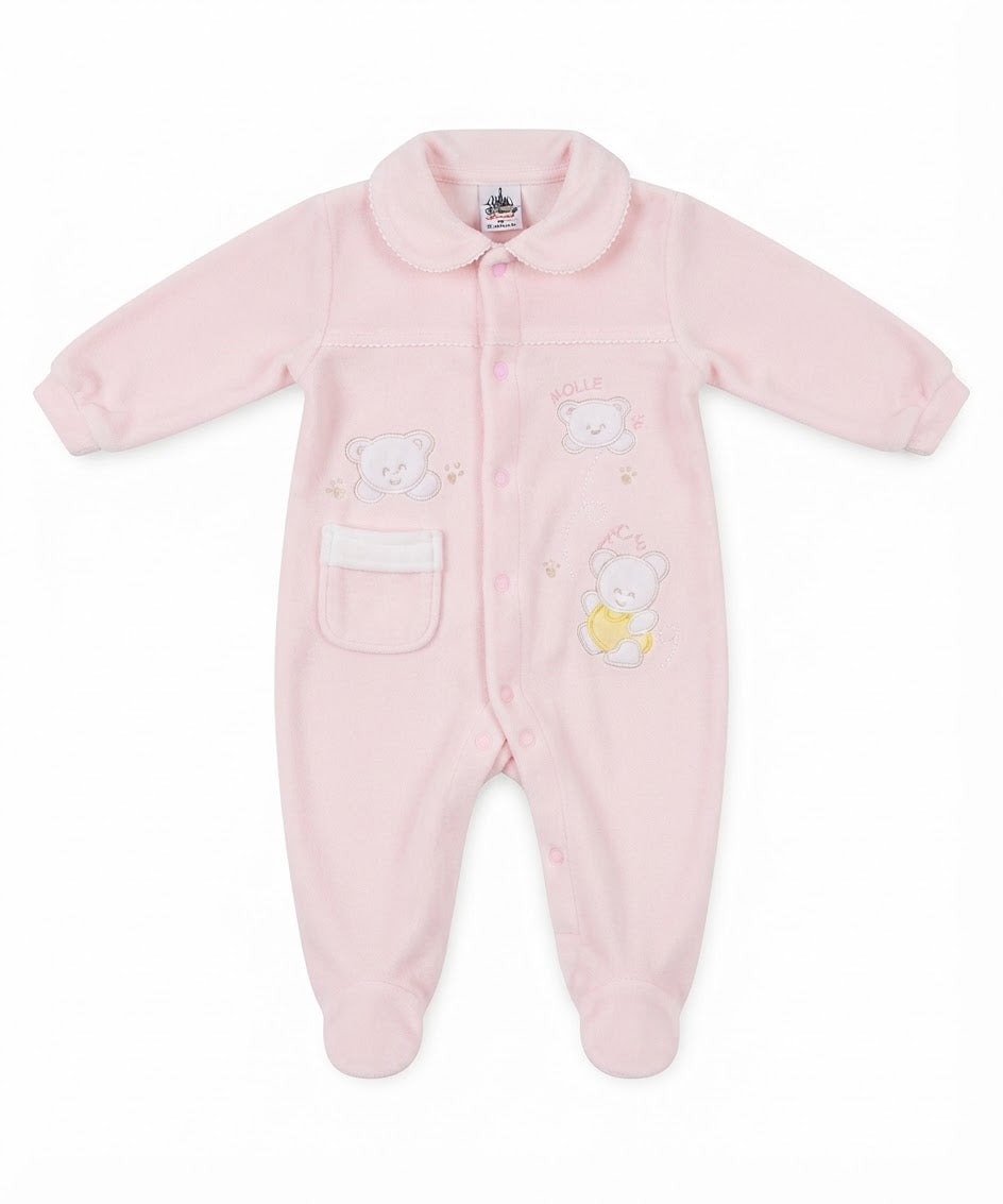 Baby Girls’ Fleece Overalls