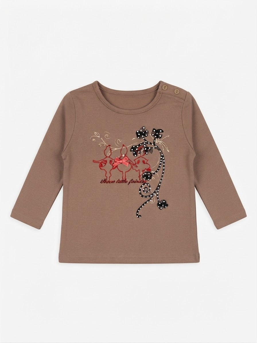 Baby Girls’ Longsleeved Fleece Top
