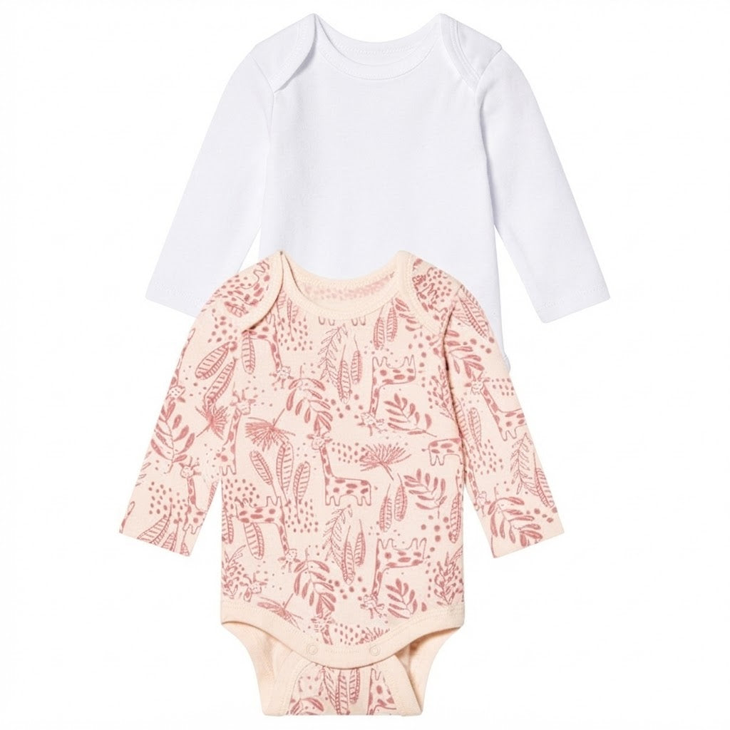 LUPILU Baby Girl’s Bodysuits, 2 pcs