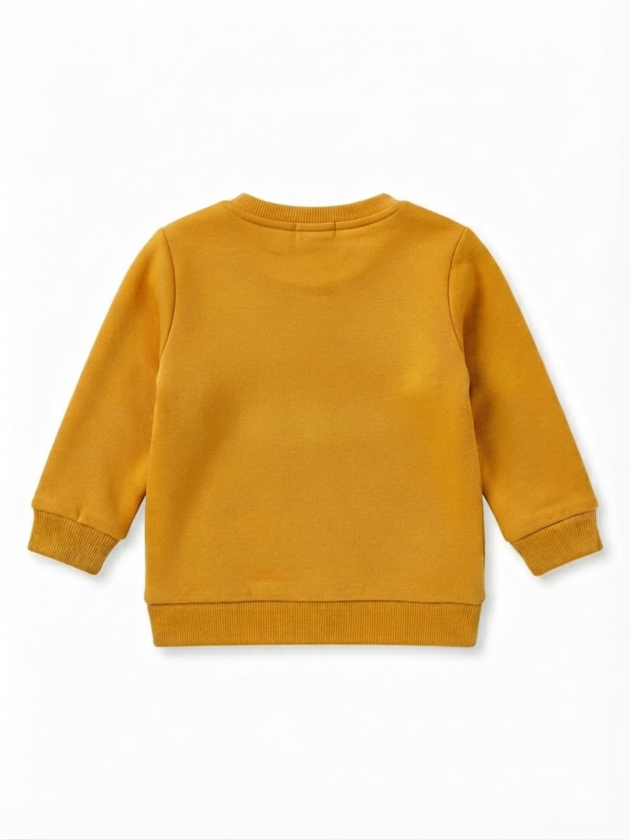 Babies’ Fleece Sweatshirt (Mustard)