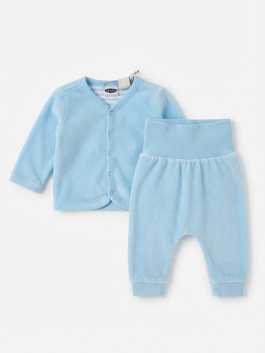 Baby Boys’ Velour Pajama Set, 2 pcs - Lily & Dan