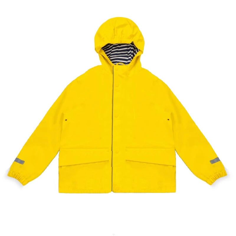 L&D Girls’ Waterproof & Windproof Jacket (Yellow)