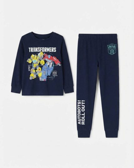 Boys’ Long Cotton pajama set, 2 pcs