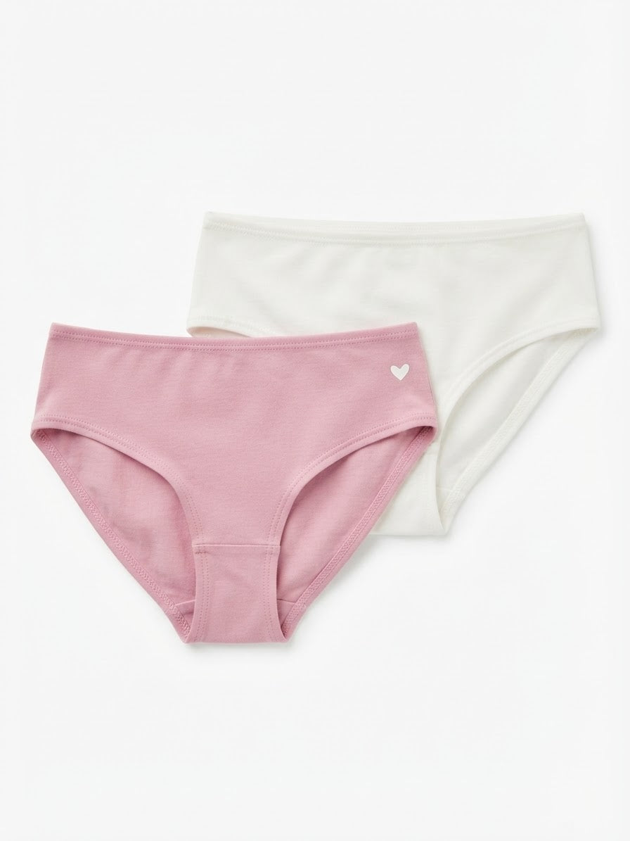 L&D Girls’ Cotton Briefs, 4 pcs