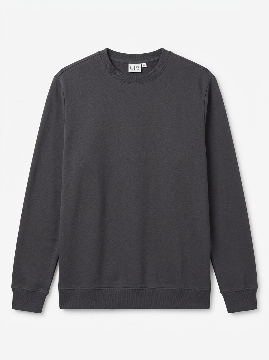 UP2Fashion Men’s Cotton Sweatshirt (Grey)